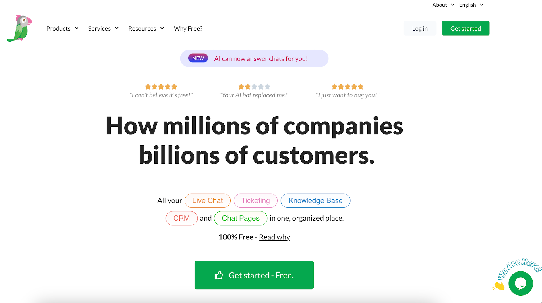 Tawk.to phần mềm trò chuyện trực tiếp (chat) miễn phí